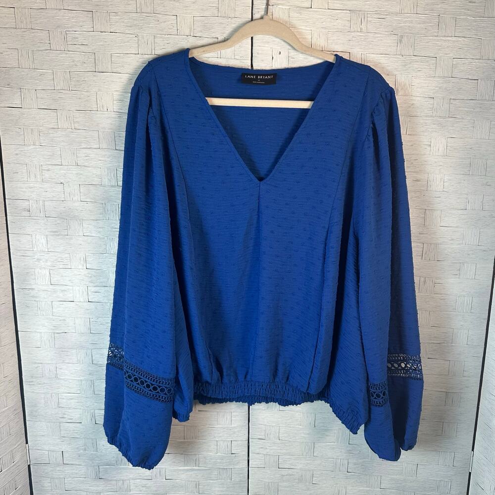 Lane Bryant Blue Blouse